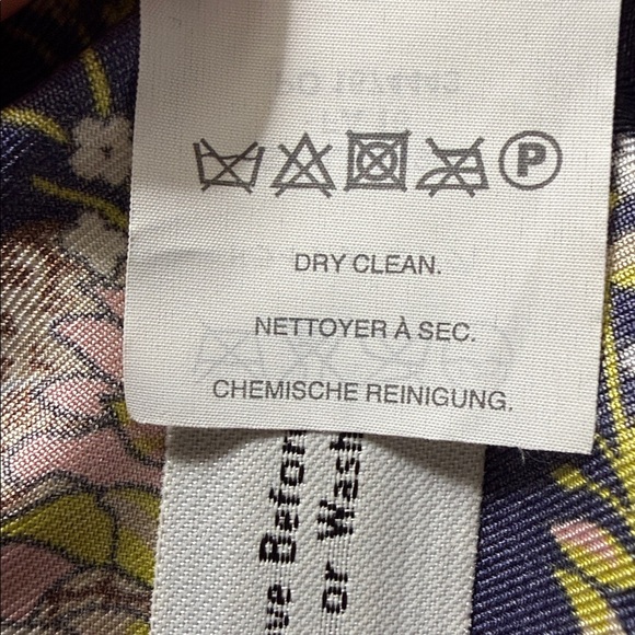 COLLECTION DRAKE’S FOR J. CREW PAJAMA TOP MIDNIGHT UNICORN BLUE CREAM SILK Sz 6 - Picture 12 of 12